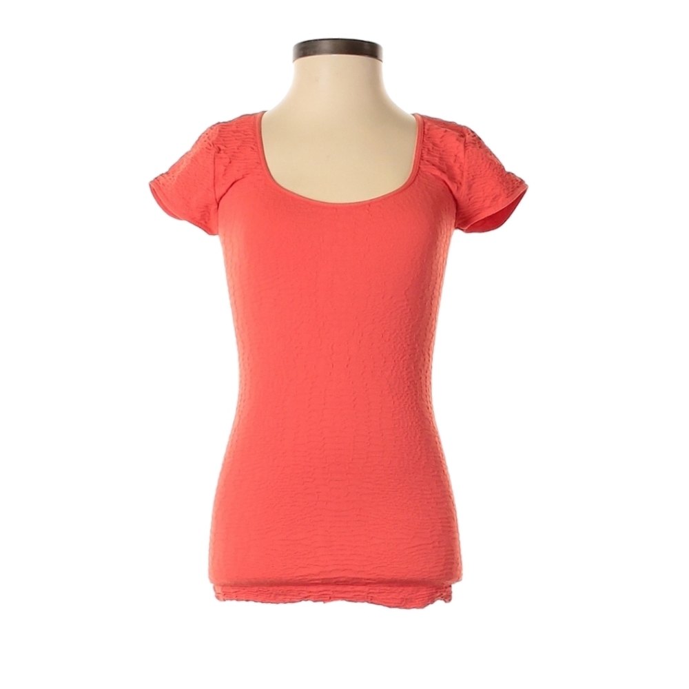 bebe Coral Scoop Neck Top - Size S